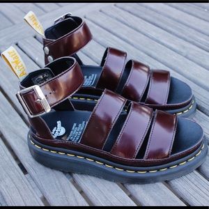 Dr. Martens Woman’s Clarissa II Vegan Cherry Red